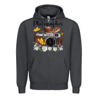 Smoke photographer floral butterfly film roll vintage camera Zipper Hoodie - FaDigitalArtStudio