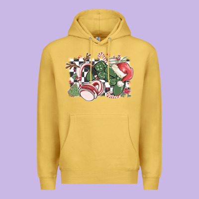 Gamer Christmas Game Controller Premium Hoodie Designed By Maliassmallbusiness