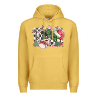 Antique Gold gamer christmas game controller Premium Hoodie - MaliasSmallBusiness