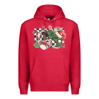 Cardinal gamer christmas game controller Premium Hoodie - MaliasSmallBusiness