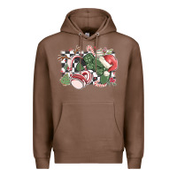 Chestnut gamer christmas game controller Premium Hoodie - MaliasSmallBusiness