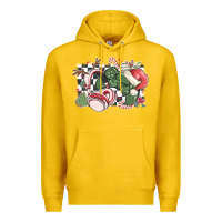 Lemon gamer christmas game controller Premium Hoodie - MaliasSmallBusiness