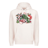 Pale Pink gamer christmas game controller Premium Hoodie - MaliasSmallBusiness