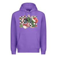 Purple gamer christmas game controller Premium Hoodie - MaliasSmallBusiness