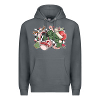 Rock gamer christmas game controller Premium Hoodie - MaliasSmallBusiness