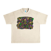 Sandshell Mardi Gras Fleur De Lis Urban Heavy Tee - RanaPortraitStore