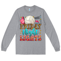 Heather Grey friday night lights volleyball Long Sleeve Tee - Zillion Design Studio