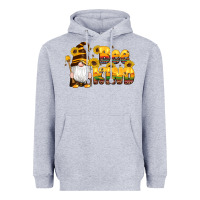 Heather Grey western bee kind gnomes bee honey sunflowers leopard serape Heavyweight Hoodie - Artiststas