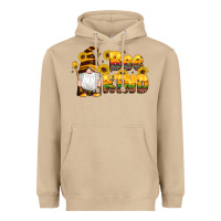 Mushroom western bee kind gnomes bee honey sunflowers leopard serape Heavyweight Hoodie - Artiststas