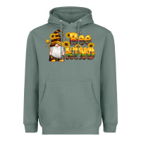 Sage western bee kind gnomes bee honey sunflowers leopard serape Heavyweight Hoodie - Artiststas