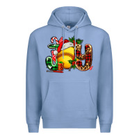 Colony Blue joy with softball Premium Hoodie - AdoDesignShop
