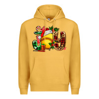 Mustard joy with softball Premium Hoodie - AdoDesignShop