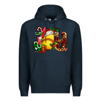 Navy joy with softball Premium Hoodie - AdoDesignShop