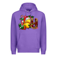 Purple joy with softball Premium Hoodie - AdoDesignShop
