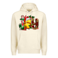 Sandshell joy with softball Premium Hoodie - AdoDesignShop