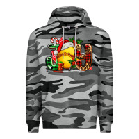 Slate Camo joy with softball Premium Hoodie - AdoDesignShop