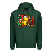 Sports Green joy with softball Premium Hoodie - AdoDesignShop