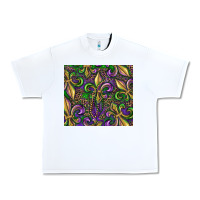 White mardi gras fleur de lis Urban Heavy Tee - RanaPortraitStore