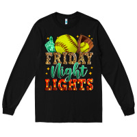 Black friday night lights softball Long Sleeve Tee - Zillion Design Studio