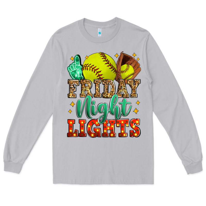 Friday Night Lights Softball Long Sleeve Tee by Zillion Design Studio | Teevron