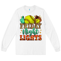 White friday night lights softball Long Sleeve Tee - Zillion Design Studio