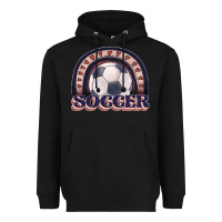 Black soccer rainbow Heavyweight Hoodie - JahusDesignShop