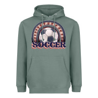 Sage soccer rainbow Heavyweight Hoodie - JahusDesignShop