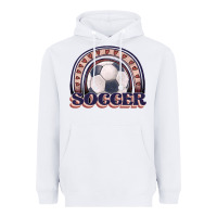 White soccer rainbow Heavyweight Hoodie - JahusDesignShop