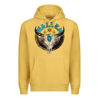 Antique Gold wallen with bull skull Premium Hoodie - NancyCooperArtShop