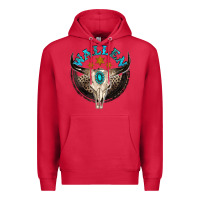 Cardinal wallen with bull skull Premium Hoodie - NancyCooperArtShop