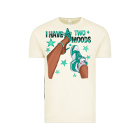 Vintage Arctic Teal I Have Two Moods Afro Girl Sneakers Vintage Tee - texasbilliewilder