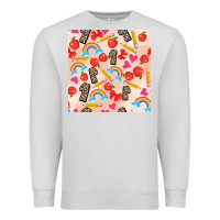 Dove Grey back to school seamless pattern 1 (3600x3600) Premium Sweatshirt - AdoDesignShop