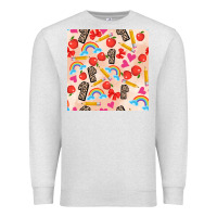 Oatmeal Heather back to school seamless pattern 1 (3600x3600) Premium Sweatshirt - AdoDesignShop