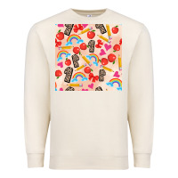 Sandshell back to school seamless pattern 1 (3600x3600) Premium Sweatshirt - AdoDesignShop