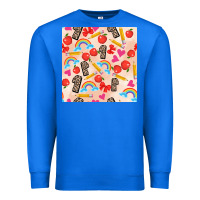 True Royal back to school seamless pattern 1 (3600x3600) Premium Sweatshirt - AdoDesignShop