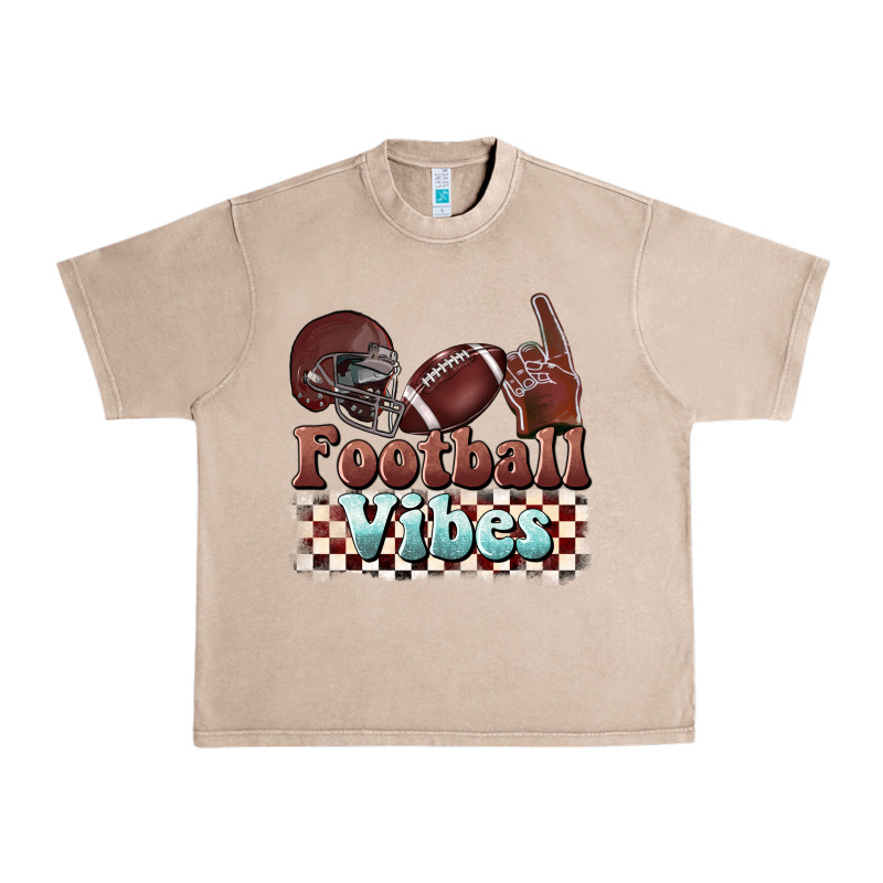 Football Vibes Urban Heavy Tee by BarkalooDesign | Teevron