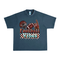 Midnight Navy football vibes Urban Heavy Tee - BarkalooDesign