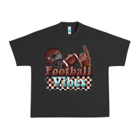 Pigment Black football vibes Urban Heavy Tee - BarkalooDesign