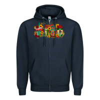 Navy our lady drink Zipper Hoodie - RacoonDesign