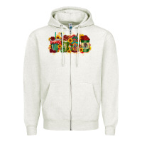 Oatmeal Heather our lady drink Zipper Hoodie - RacoonDesign