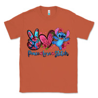 Copper peace love stitch Classic Tee - Zillion Design Studio