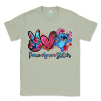 Matcha peace love stitch Classic Tee - Zillion Design Studio