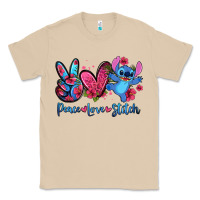 Mushroom peace love stitch Classic Tee - Zillion Design Studio