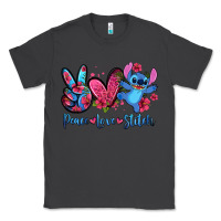 Smoke peace love stitch Classic Tee - Zillion Design Studio