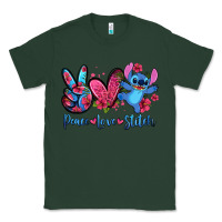 Sports Green peace love stitch Classic Tee - Zillion Design Studio
