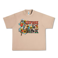 Burro refuse to sink Urban Heavy Tee - Zillion Design Studio