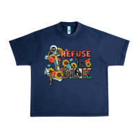 Navy refuse to sink Urban Heavy Tee - Zillion Design Studio