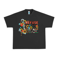 Pigment Black refuse to sink Urban Heavy Tee - Zillion Design Studio