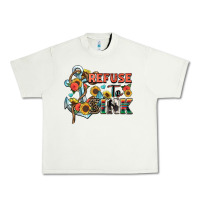 Pistachio refuse to sink Urban Heavy Tee - Zillion Design Studio