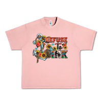 Salmon refuse to sink Urban Heavy Tee - Zillion Design Studio